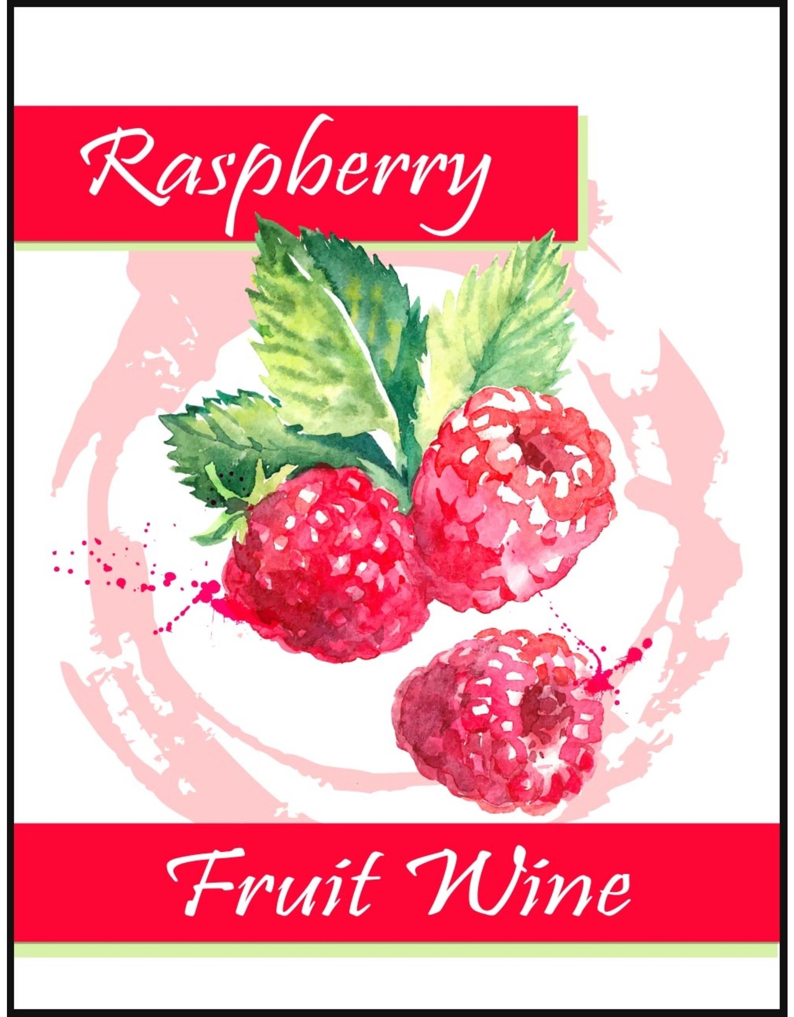 LD Carlson Raspberry Fruit 30 ct Wine Labels