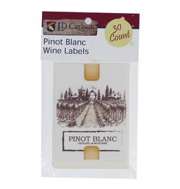 LD Carlson Pinot Blanc 30 ct Wine Labels
