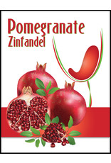 LD Carlson Pomegranate 30 ct Wine Labels