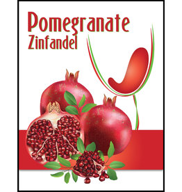 LD Carlson Pomegranate 30 ct Wine Labels