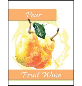 LD Carlson Pear Fruit 30 ct Wine Labels