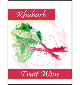 LD Carlson Rhubarb Fruit 30 ct Wine Labels