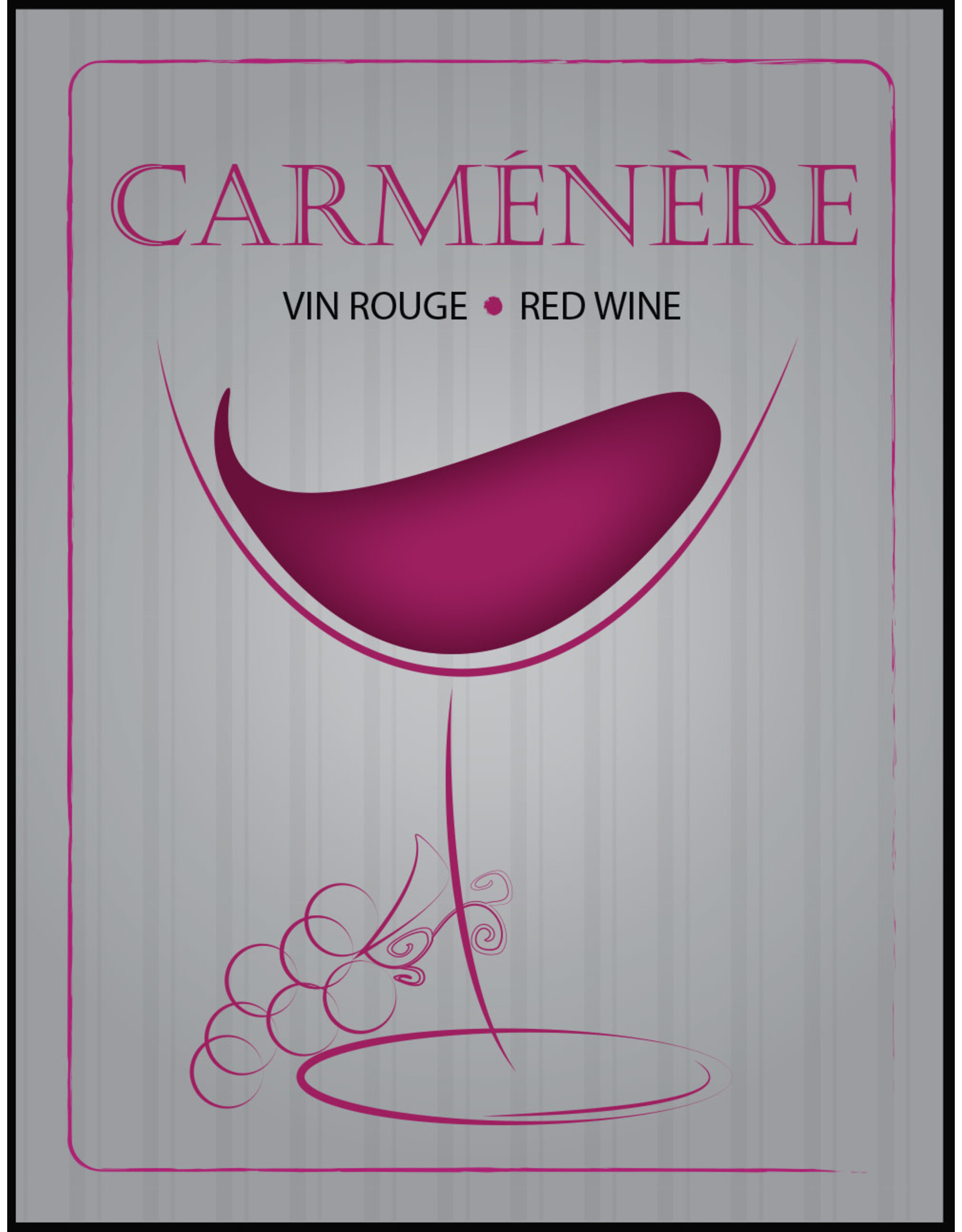 LD Carlson Carmenere 30 ct Wine Labels