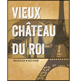 LD Carlson Vieux Chateau Du Roi 30 ct Wine Labels