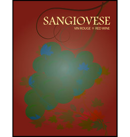 LD Carlson Sangiovese 30 ct Wine Labels