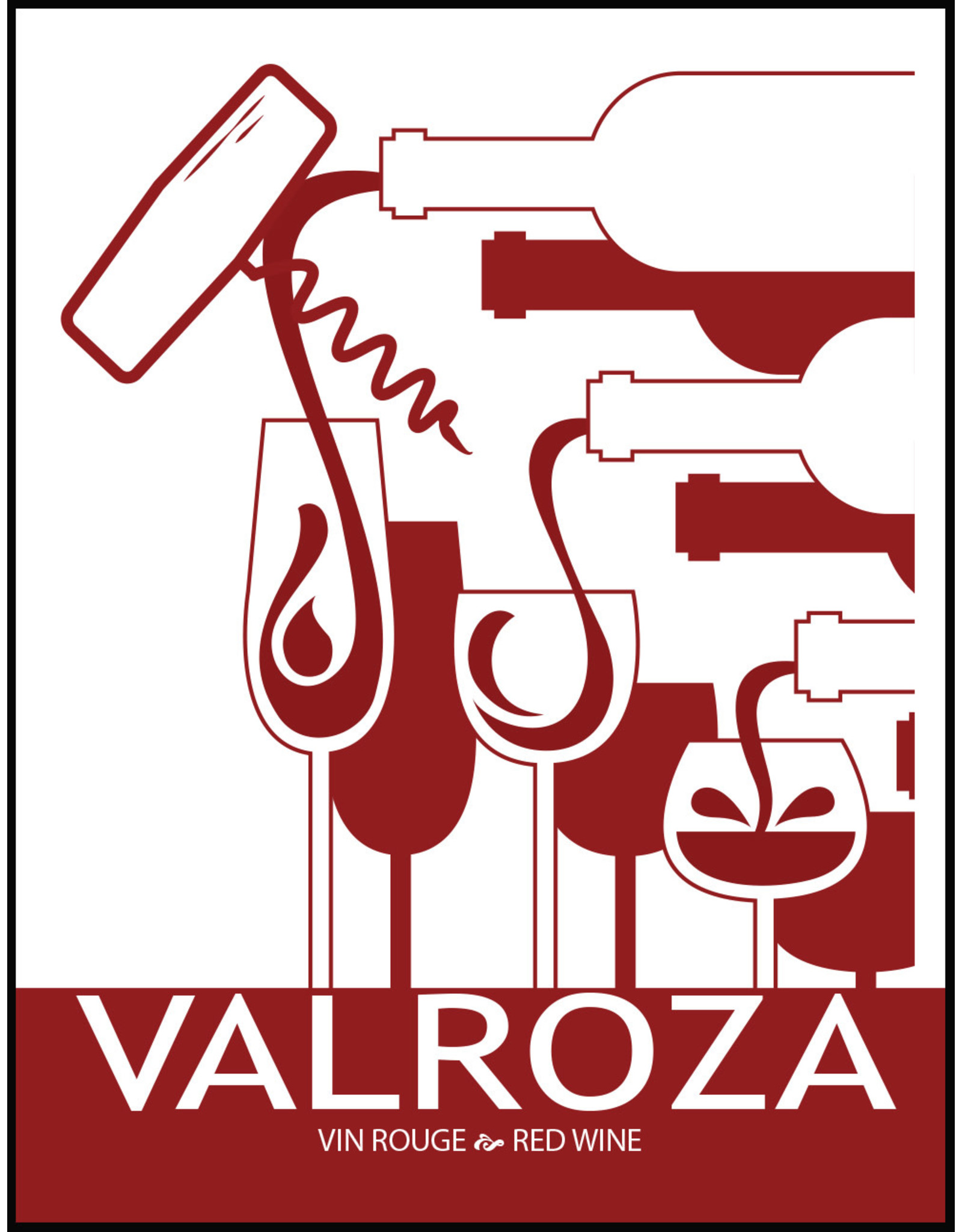 LD Carlson Valroza 30 ct Wine Labels