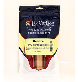 Wine Shrink Sleeves Bronze 30 ct