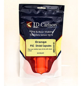 Wine Shrink Sleeves Orange 30 ct