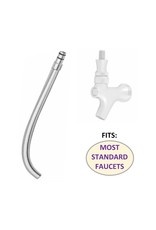 Growler filler most Standard Faucets (chrome plated brass)