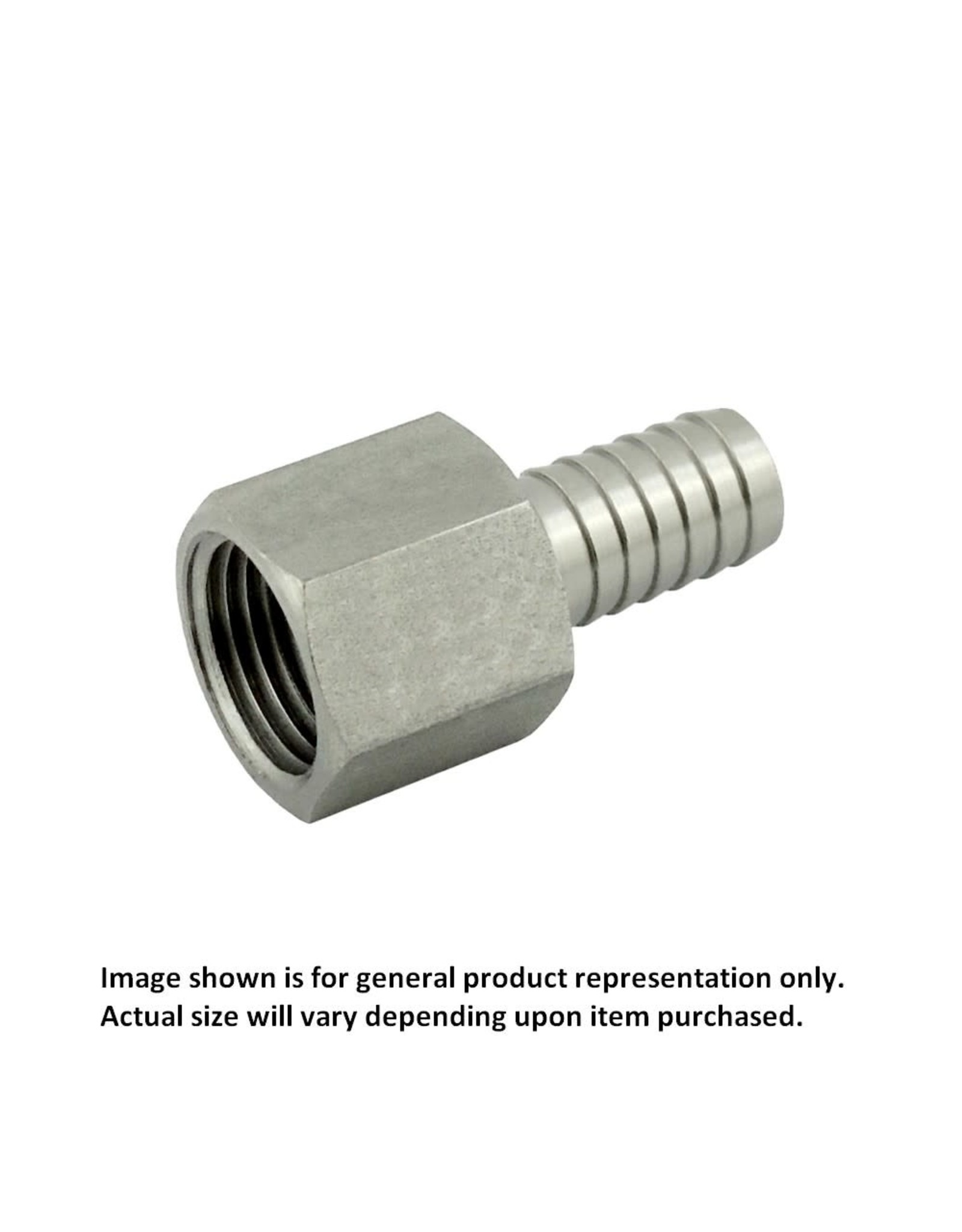 Hex Adapter 1/2" barb/1/2"female