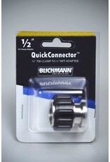 Blichmann Quick Connector 1/2" Tri Clamp to 1/2" NPT Blichmann