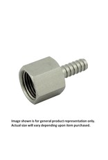 One Piece Hex Adapter 3/8" FPT x 1/4" Barb
