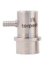 Torpedo Torpedo Keg Ball Lock Quick Disconnect (QD) | Gas In | Stainless Steel | Barbed