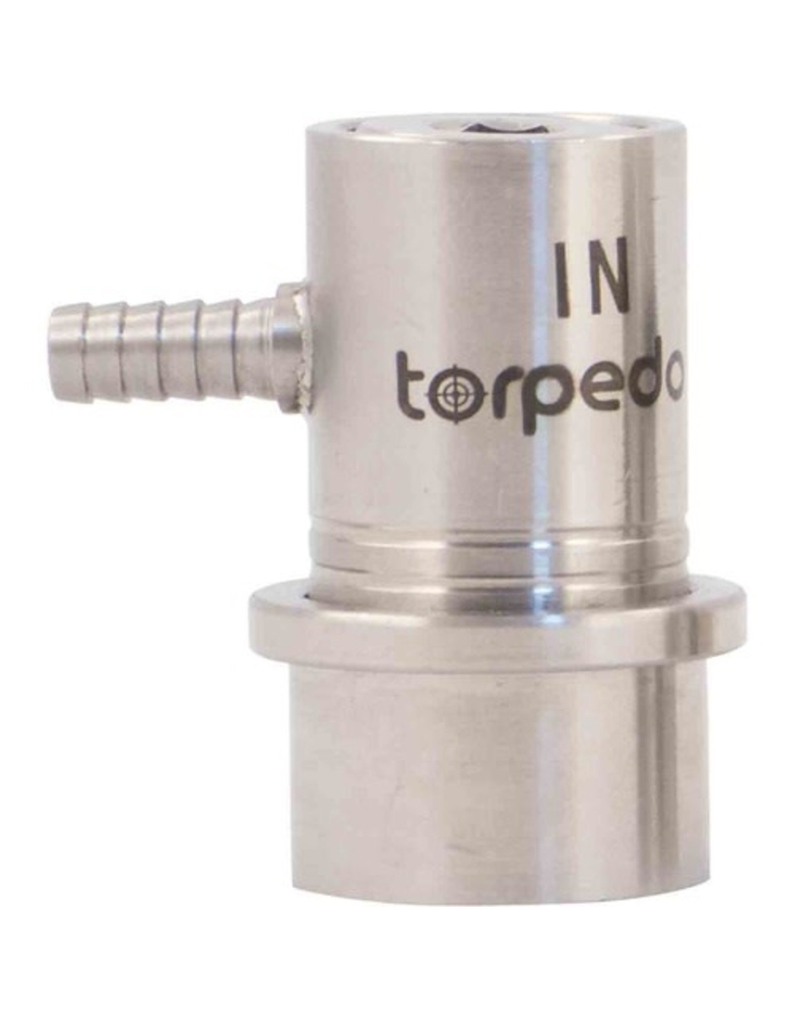 Torpedo Ball lock quick disconnect (QD) in S/S torpedo barb