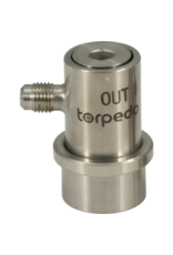 Torpedo Torpedo Keg Ball Lock Quick Disconnect (QD) | Beverage Out | Stainless Steel | Flared