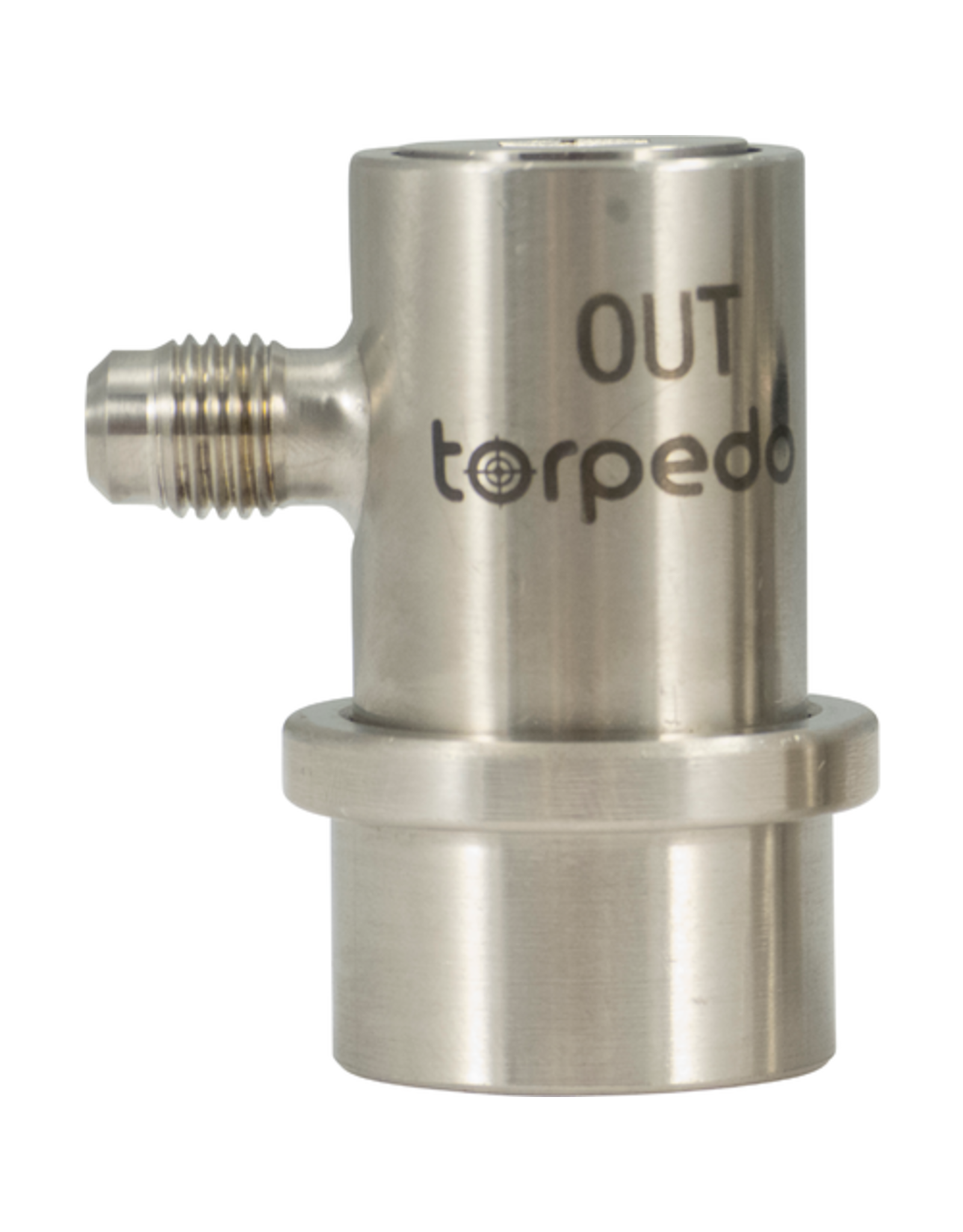 Torpedo Torpedo Keg Ball Lock Quick Disconnect (QD) | Beverage Out | Stainless Steel | Flared