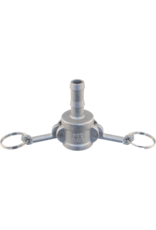 Stainless Steel Camlock - Female Cam X 1/2 in. Barb (Type C)