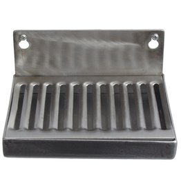Drip Tray S/S 6"W x 4 1/2"D x 2" Back Plate