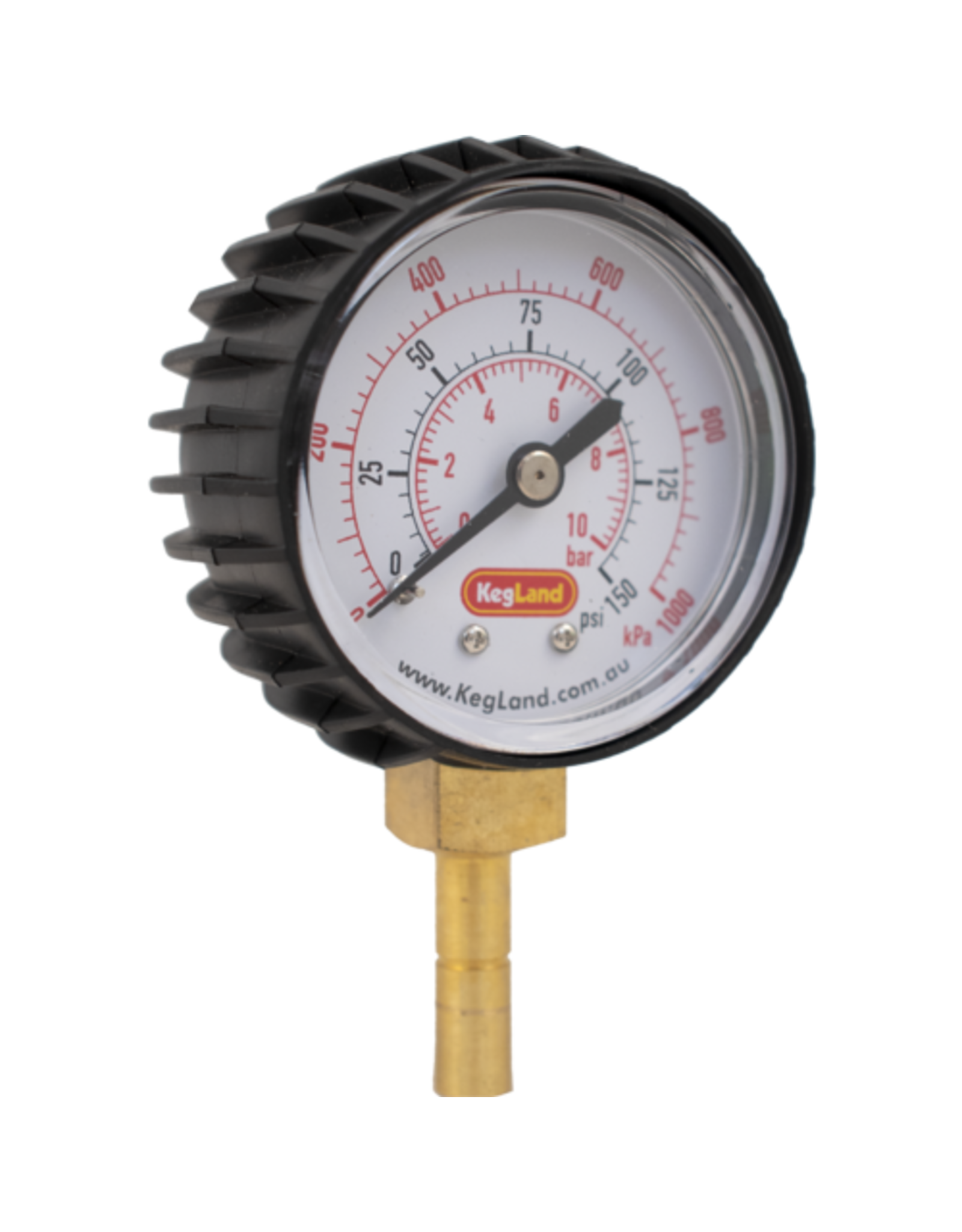 Brewmaster Duotight Push In Pressure Gauge (0-150psi) 8mm-5/16