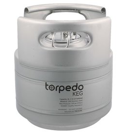 Torpedo 1.5 Gal. Torpedo Keg | Ball Lock Keg | Stainless Steel Corny Keg | Low2 Keg Lid O-Ring | Superior Oxygen Barrier Properties