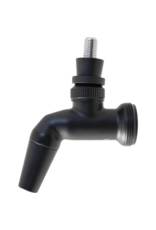 KegLand NukaTap® S/S Beer Faucet | Matte Black Finish | Stealth Bomber Edition |
