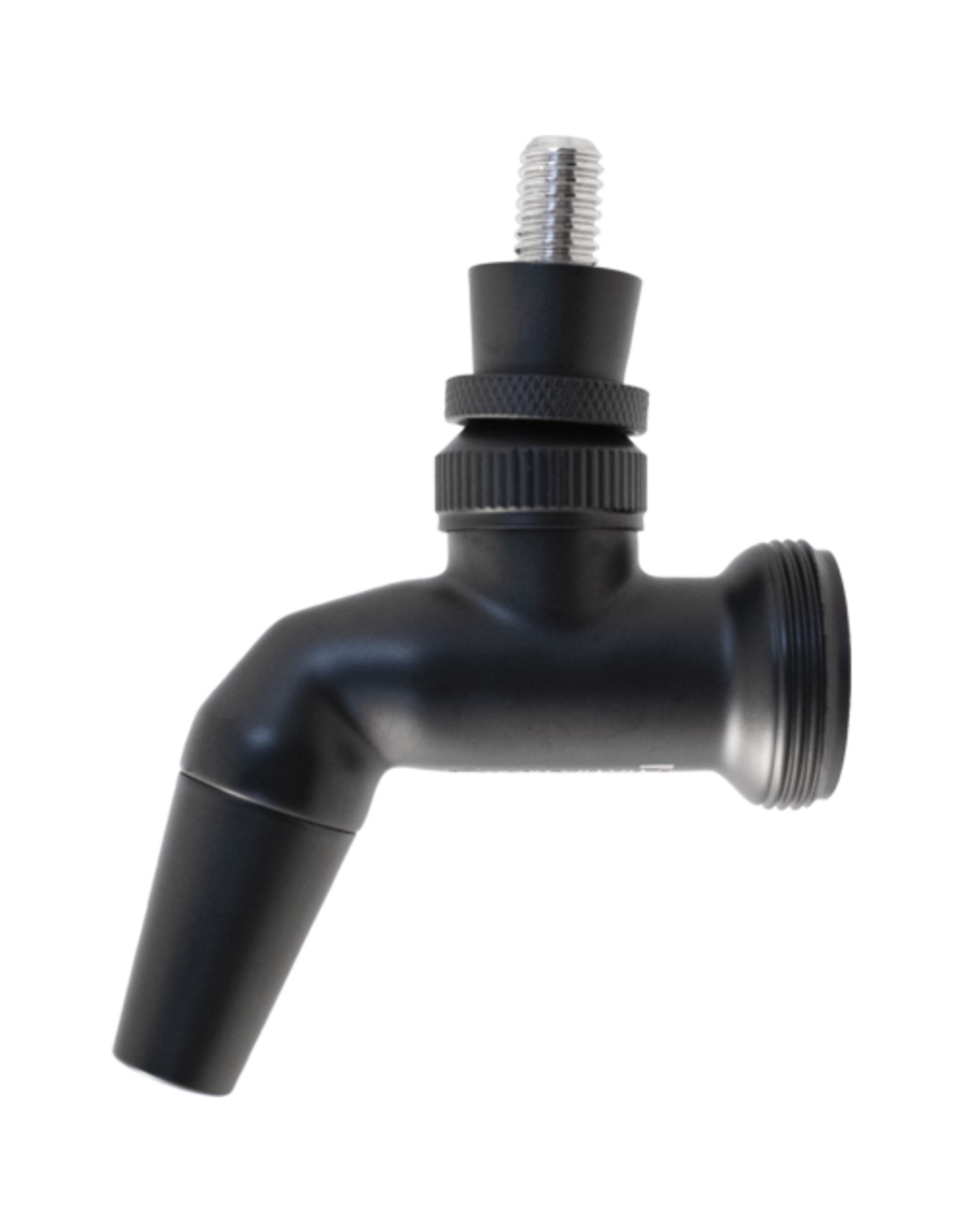 KegLand NukaTap® S/S Beer Faucet | Matte Black Finish | Stealth Bomber Edition |