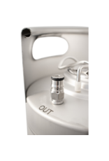 Torpedo 6 gal.  Torpedo Keg | Ball Lock Keg | Stainless Steel Corny Keg | Low2 Keg Lid O-Ring | Superior Oxygen Barrier Properties |