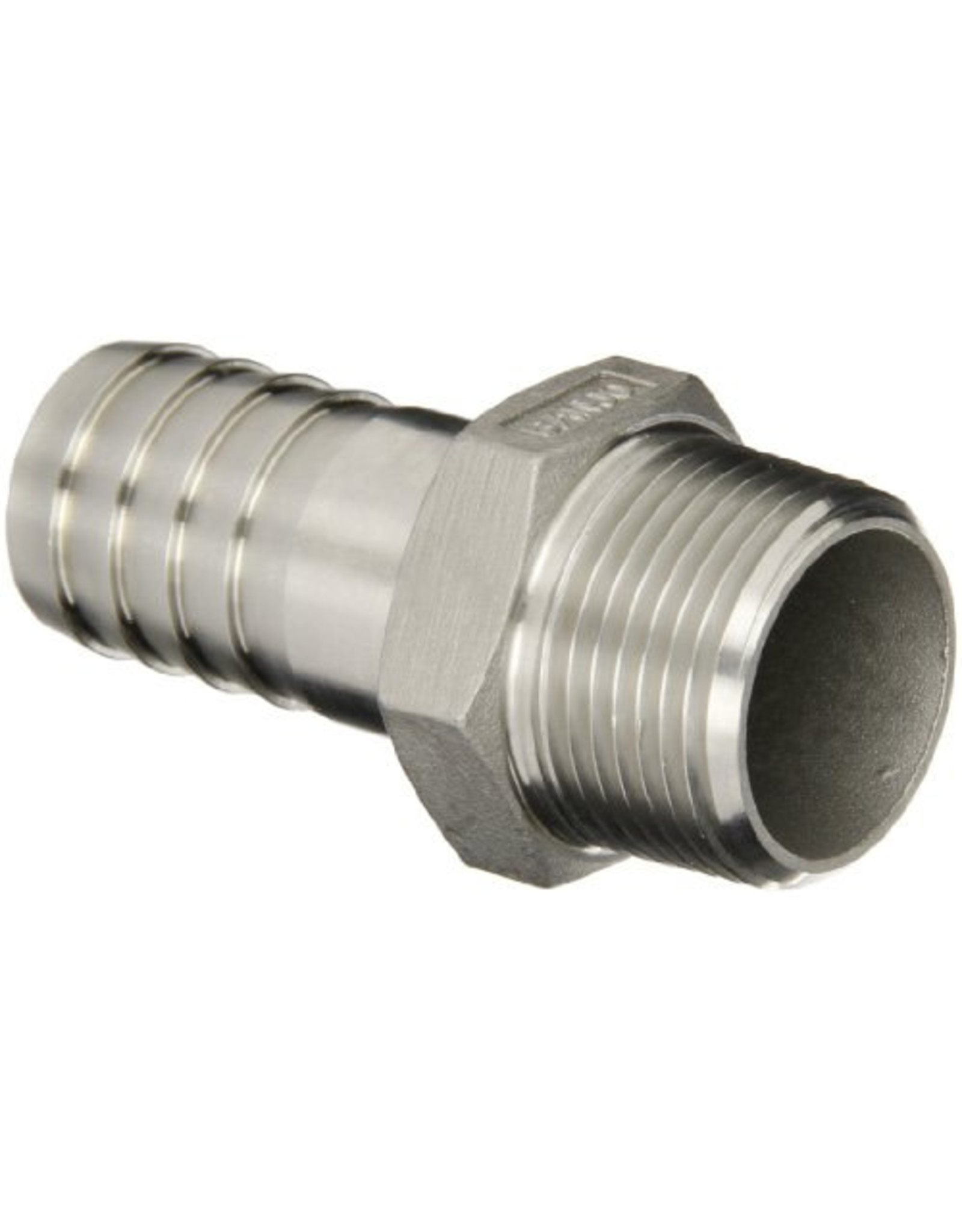 Hex Adapter 1/2" barb/1/2"male