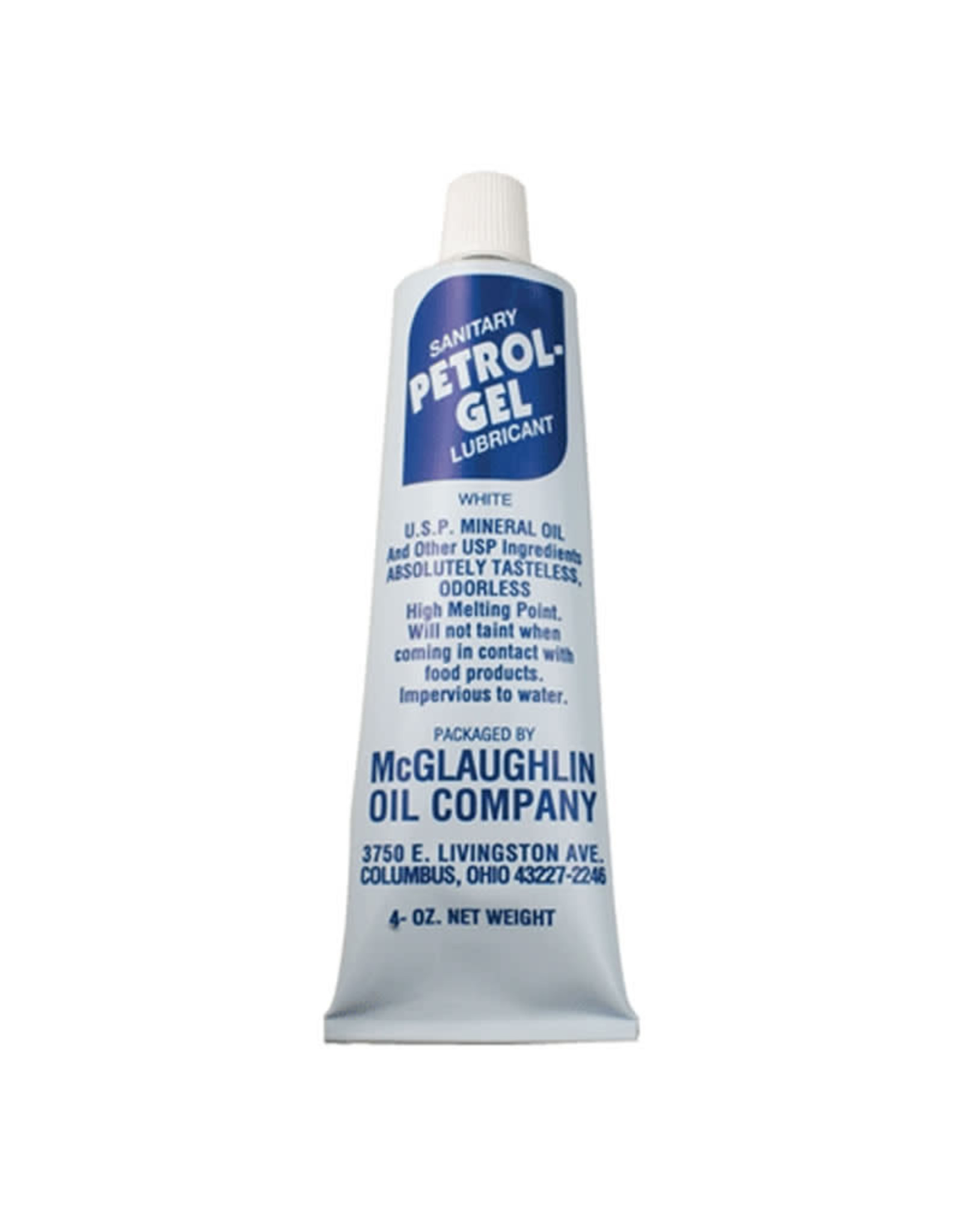 Petro-Gel Lubricant 4 oz squeeze tube, food grade