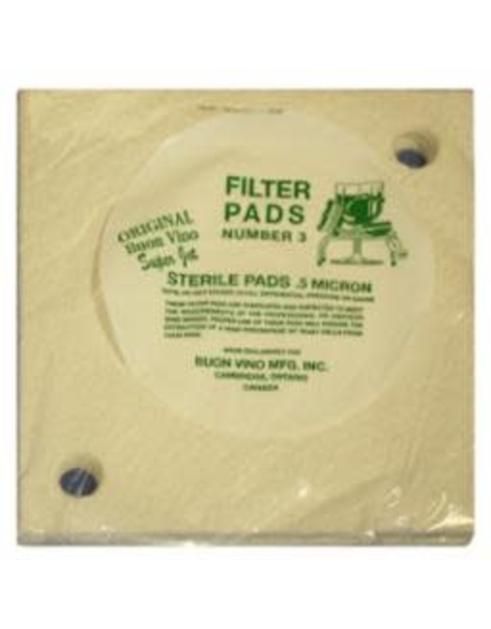 Filter Pads - Buon Vino Super Jet - Green #3