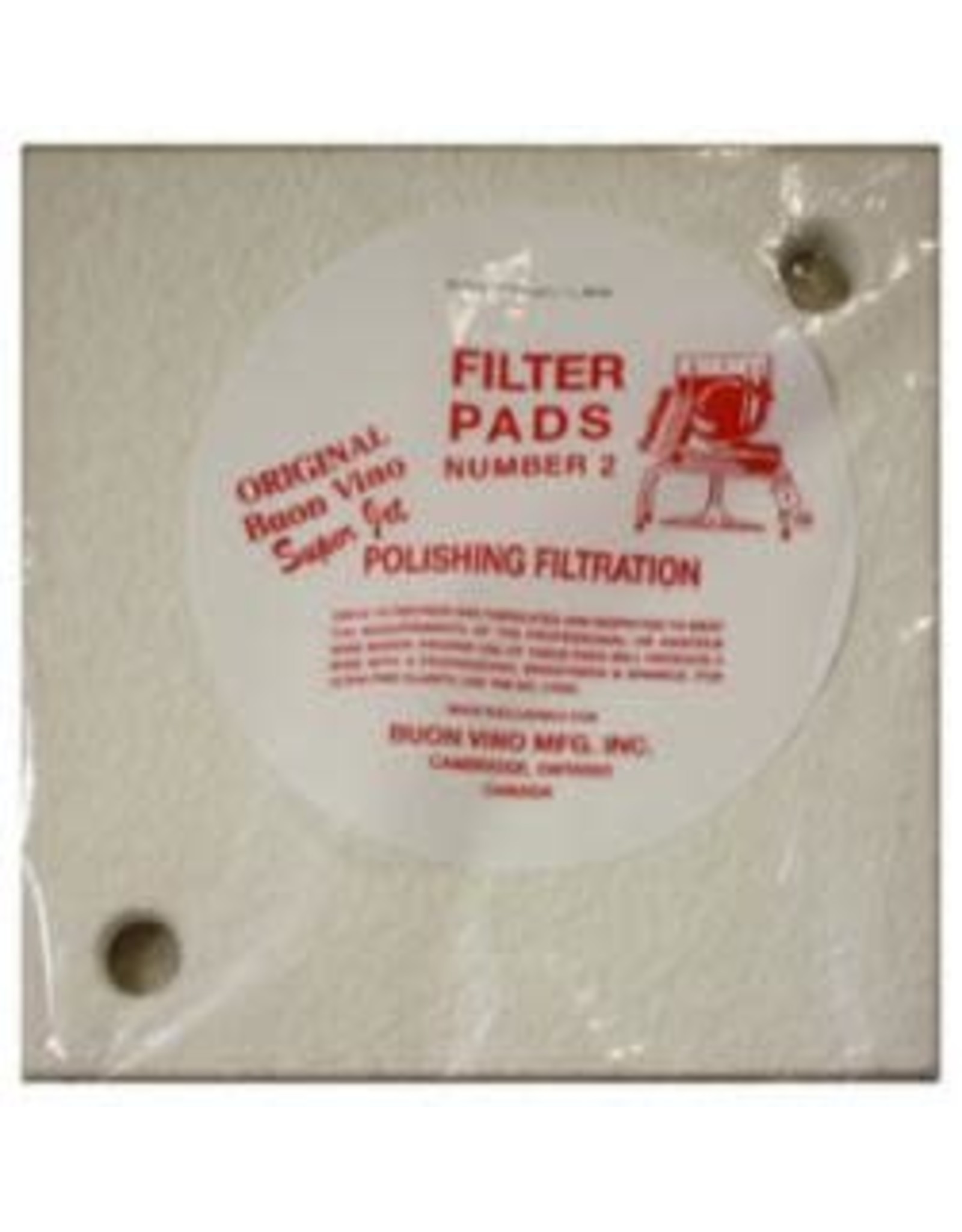 Filter Pads - Buon Vino Super Jet - Red #2
