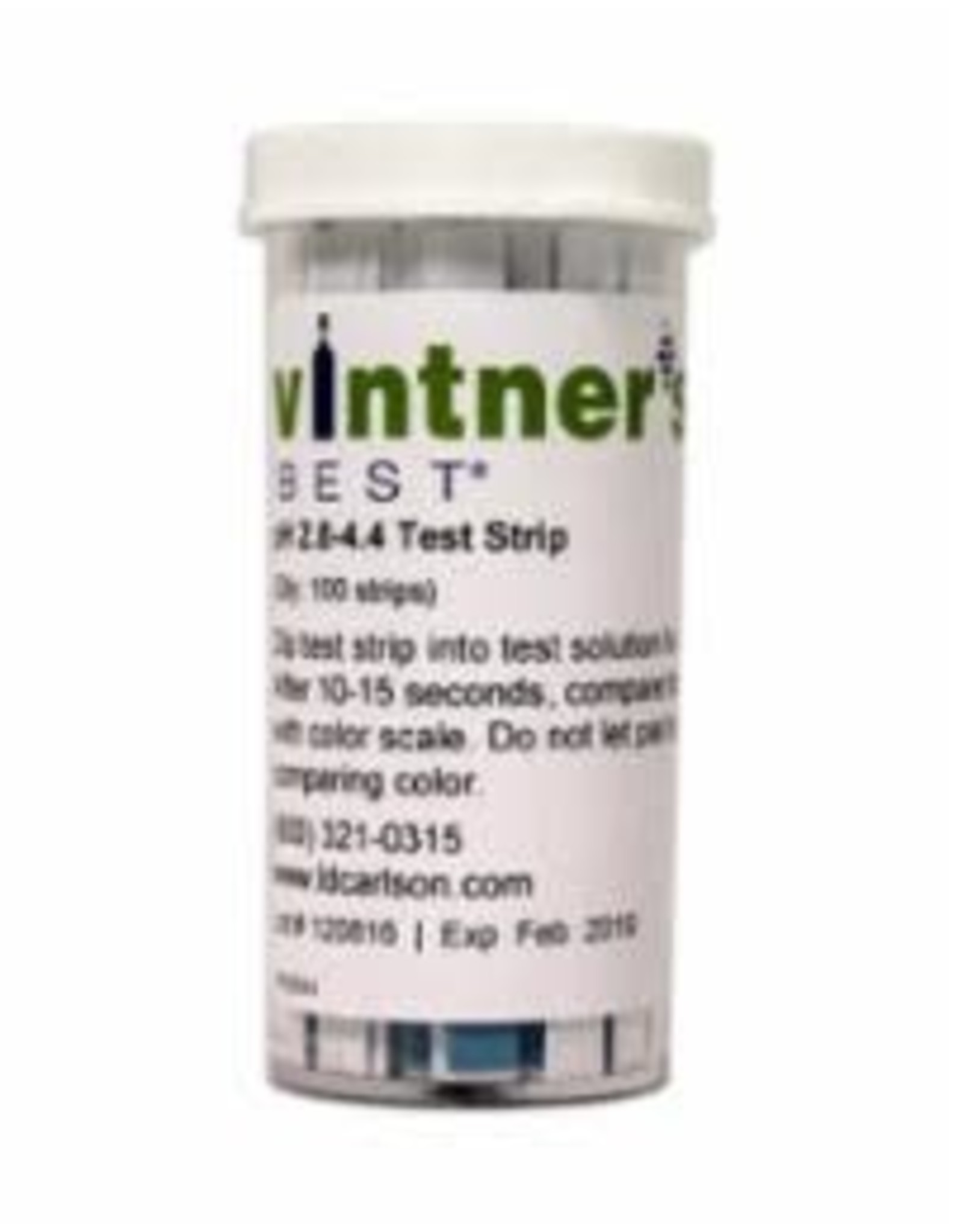Vintners Best pH paper Test Strip pH 2.8 to 4.4