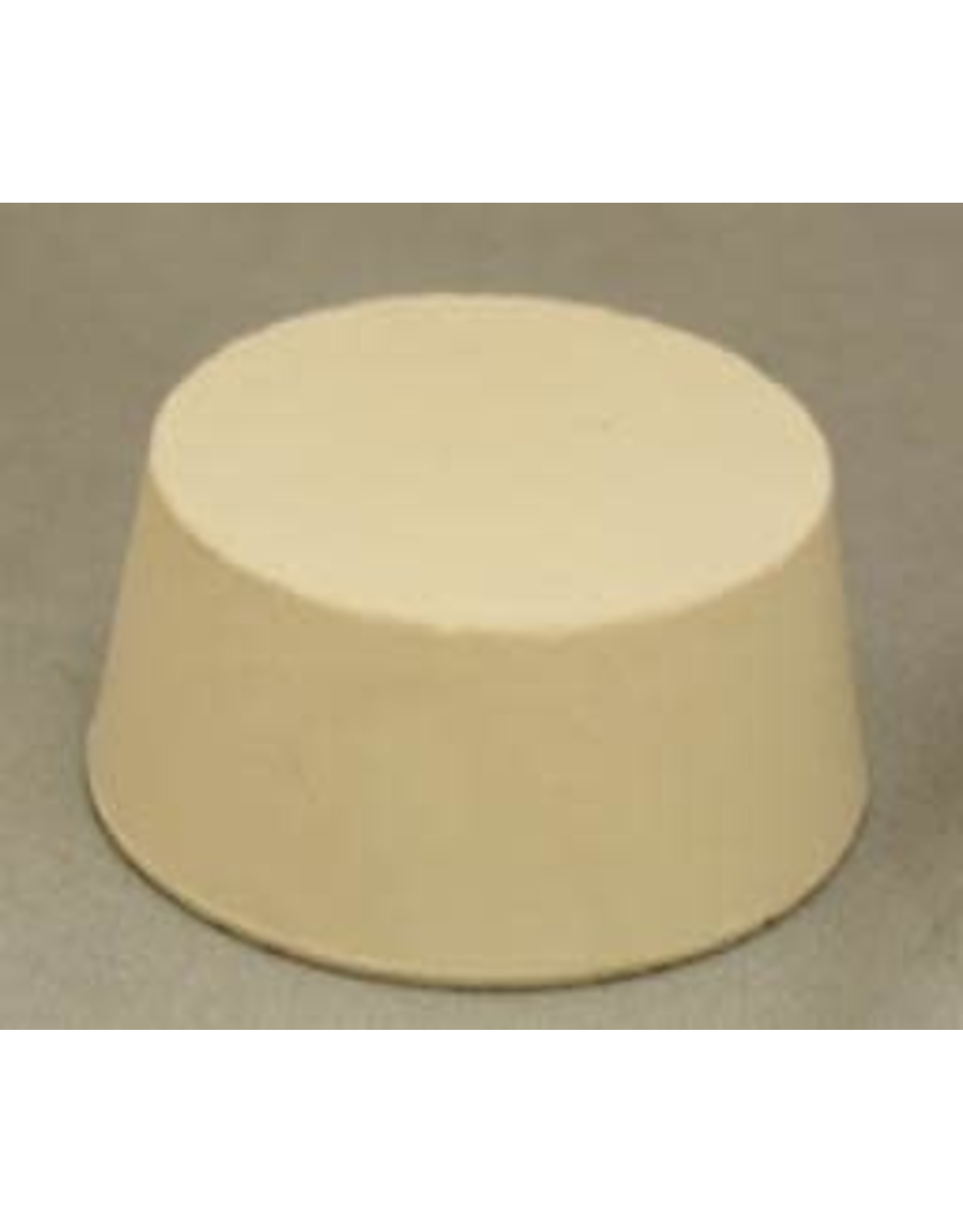Solid rubber stopper