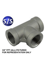 Tee  1/2" FPT - all