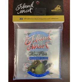 LD Carlson Island Mist Kiwi Pear 30 ct Wine Labels