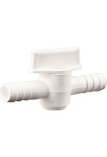 Tubing Valve 3/8" Double Male Barb Inline