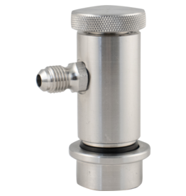 Torpedo Ball Lock Disconnect (S/S) w/ Flow Control - Bev Out - flared