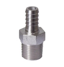 Hex Adapter 3/8" barb/1/2"male