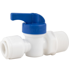 KegLand Duotight Push-In Fitting - 9.5 mm (3/8 in.) x 1/2 in. BSP Ball Valve