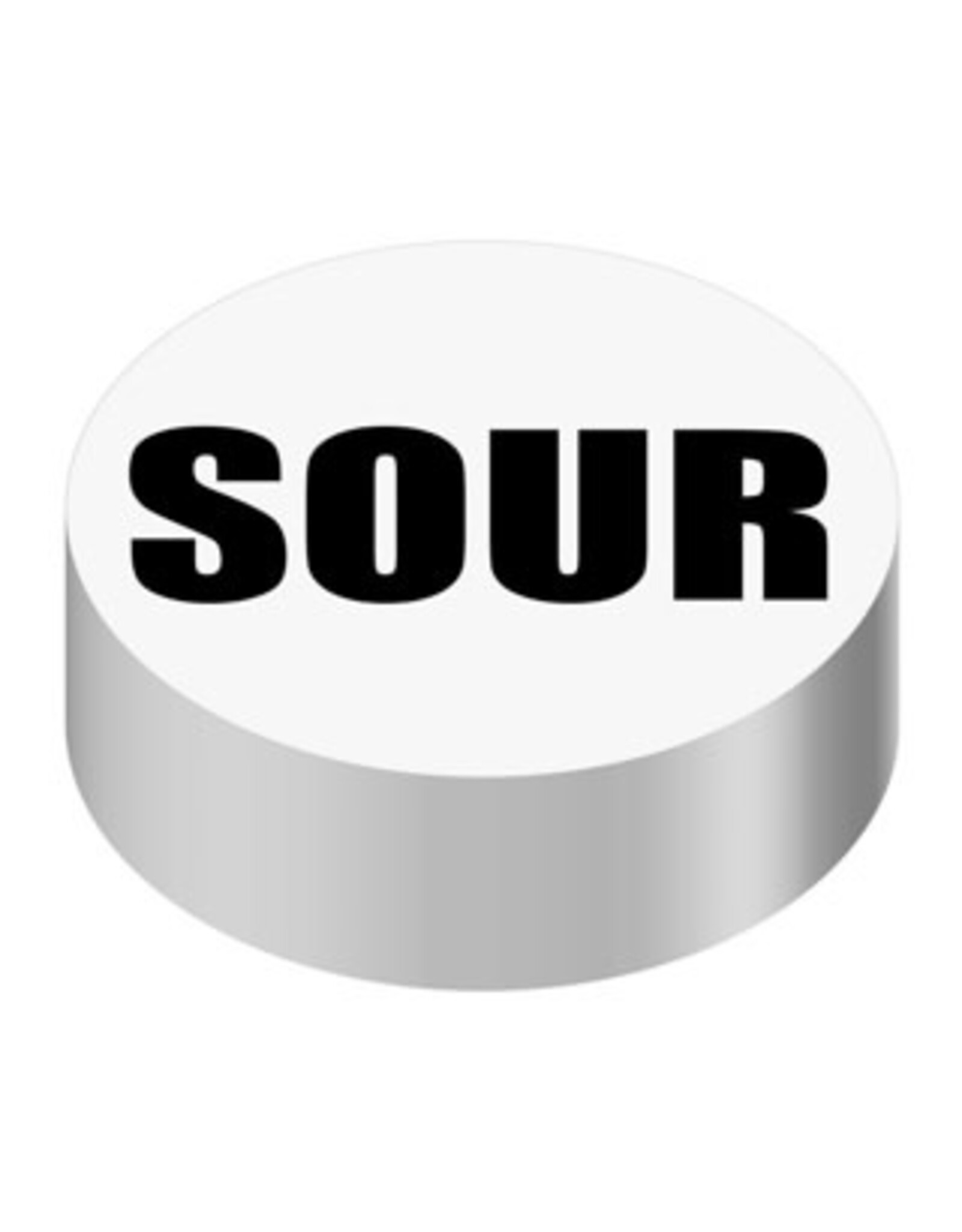 ID CAP-ROUND, WHITE/BLACK (SOUR)