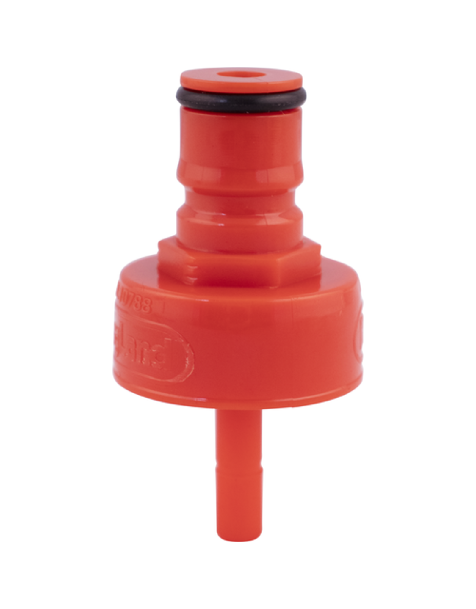 Brewmaster Carbonation and Line Cleaning Ball Lock Quick Disconnect (QD) Cap - Red Plastic