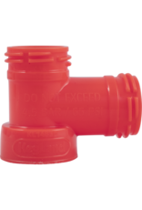 Cap Tee Fitting - Carbonation Ball Lock Quick Disconnect