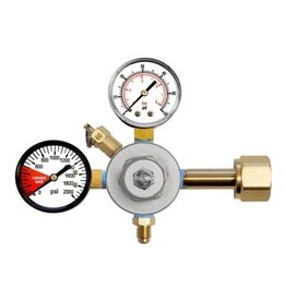 CO2 REGULATOR, 1/4"MFL-W/CHK 60:2000