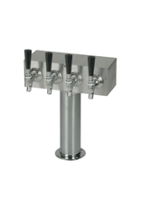 "T" TOWER, 4-FCT 3"-DIA. AIR (ALL 304-S/S) NO FAUCETS