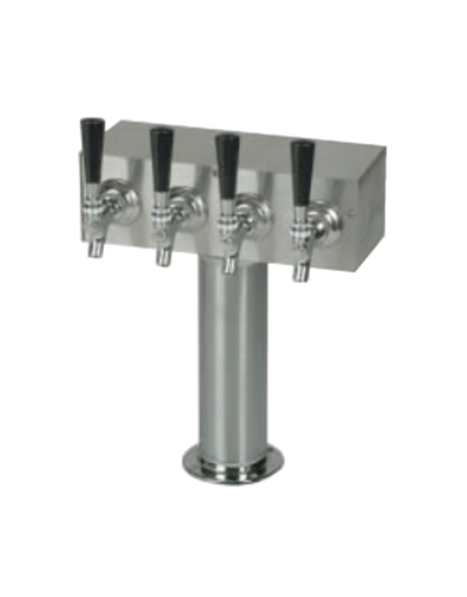 "T" TOWER, 4-FCT 3"-DIA. AIR (ALL 304-S/S) NO FAUCETS