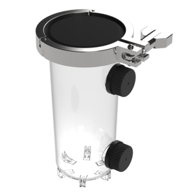 BrewBuilt® Flex Chamber Collection Jar | Trub Separator & Yeast Harvester | 3" Tri-Clamp