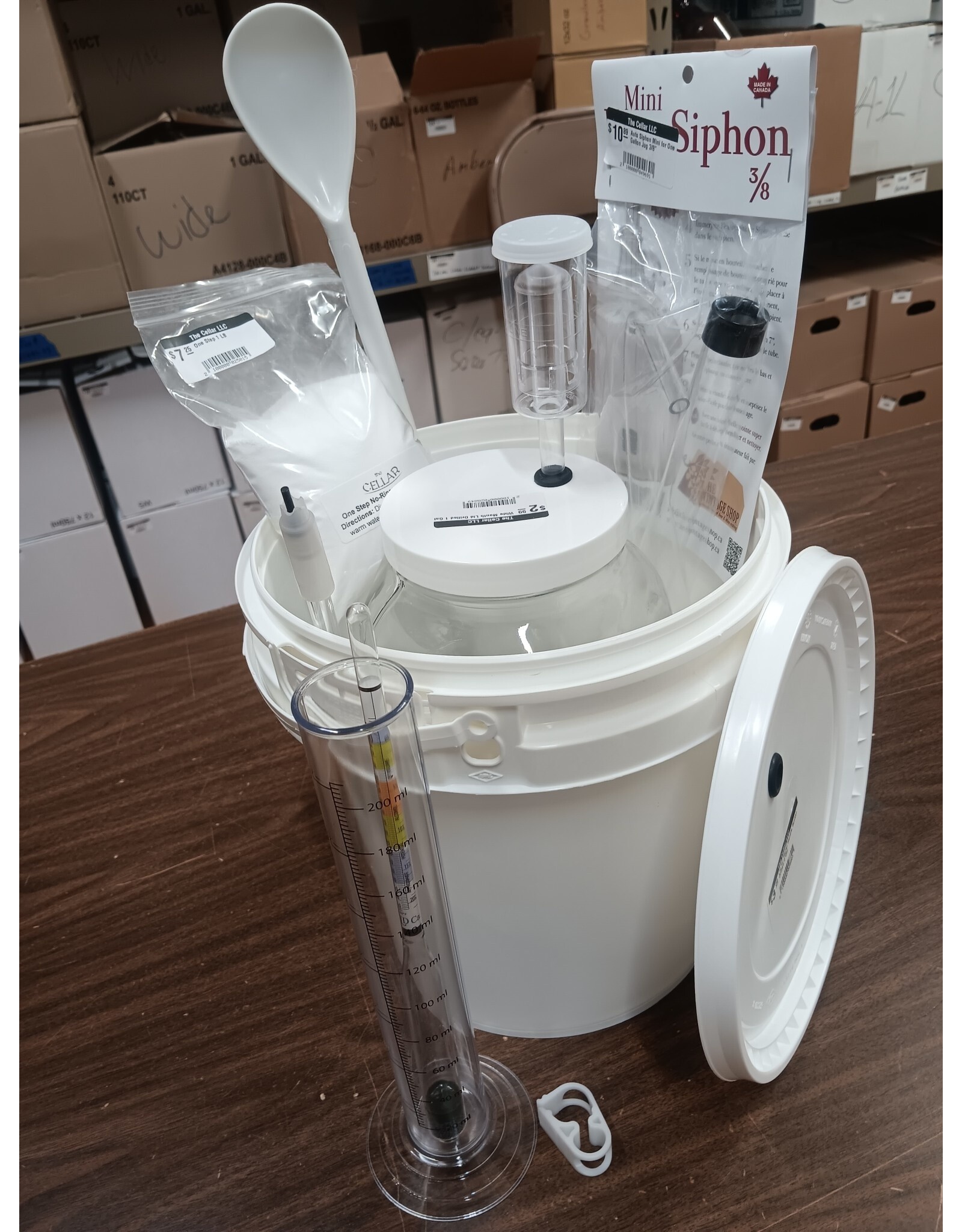 Wine/Beer Equipment Kit 1 Gallon