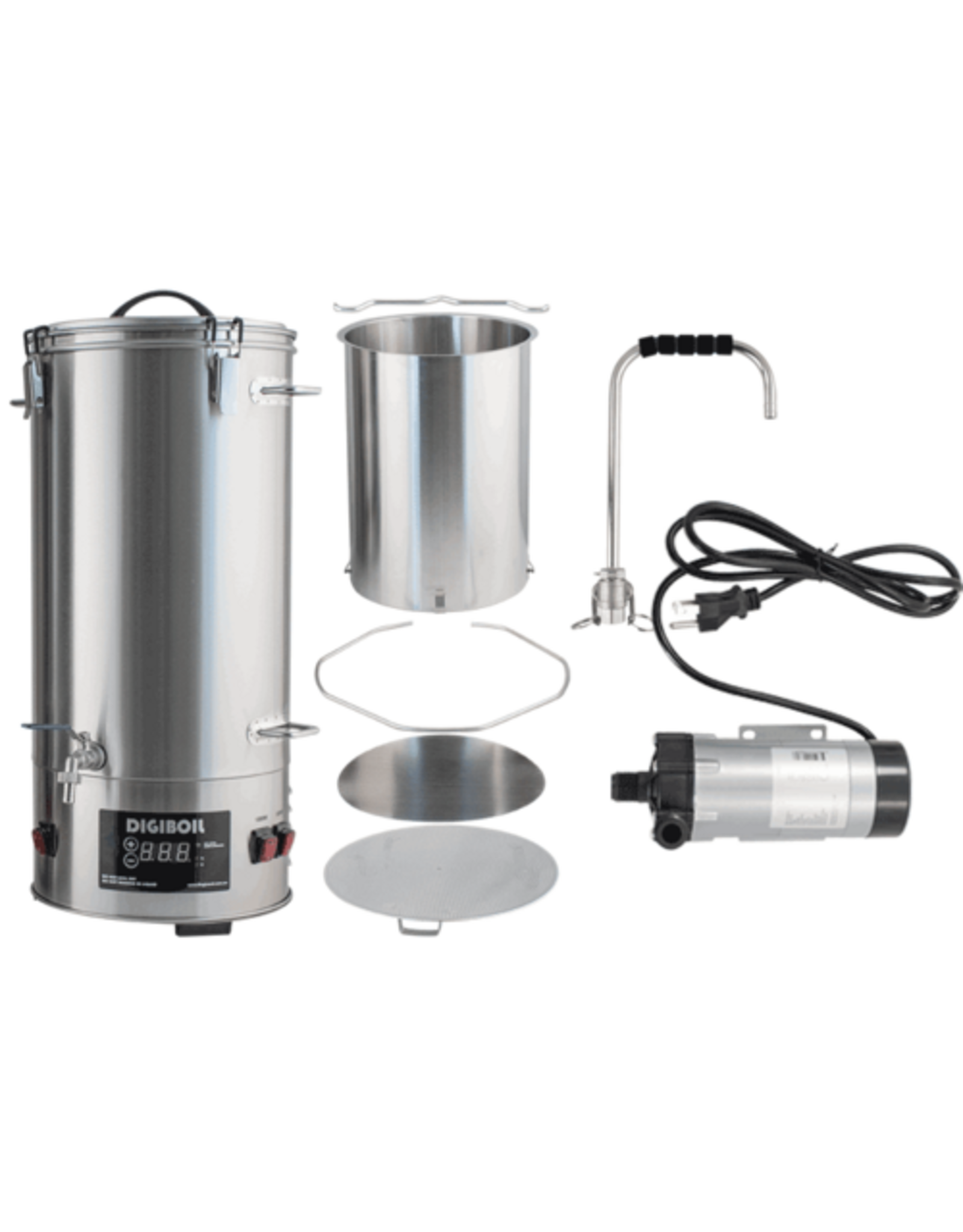 DigiMash DigiBoil Electric Brewing System |Gen 2| 220V| 35L | 9. 25G | Recirculation Pump Kit|
