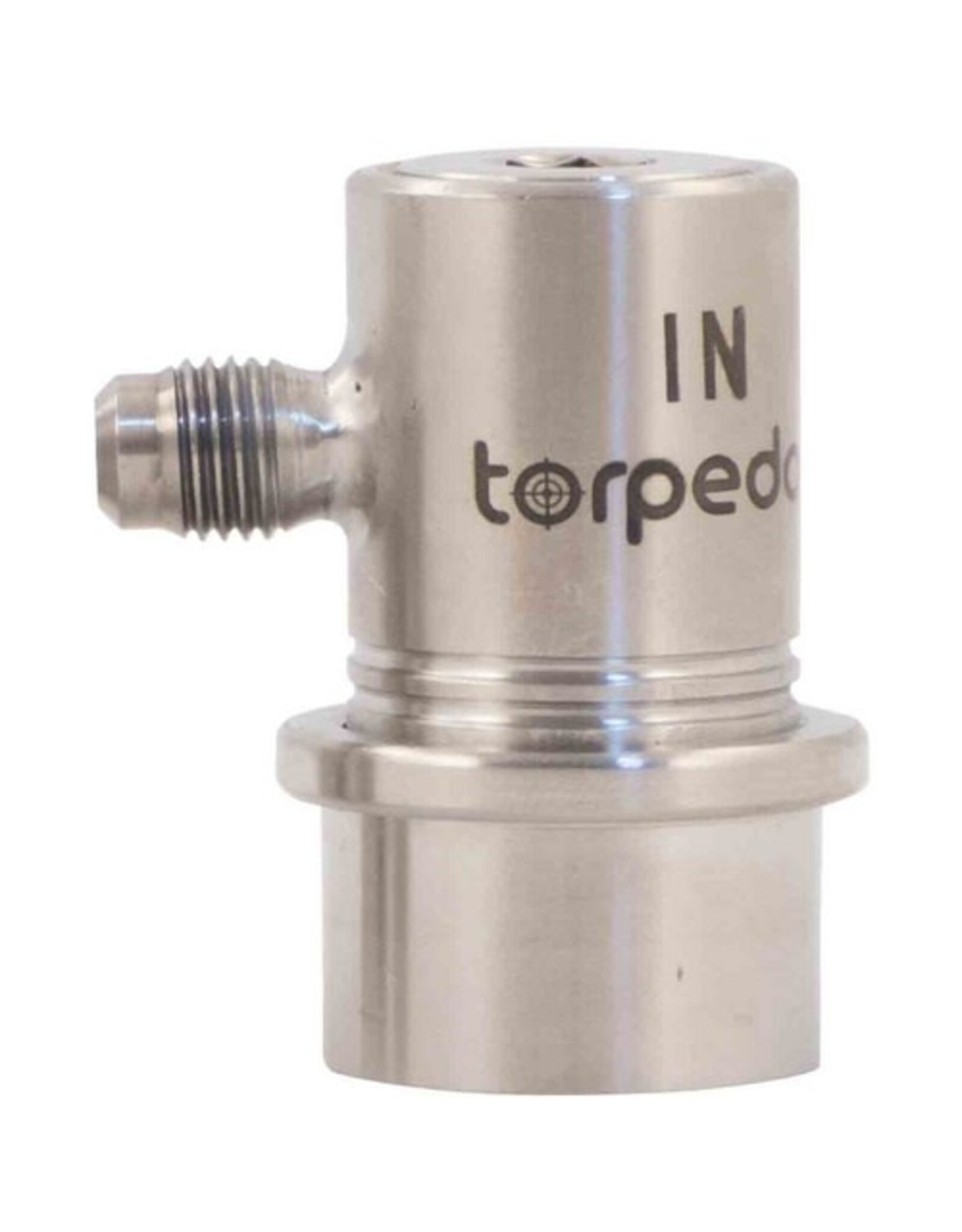 Torpedo Torpedo Keg Ball Lock Quick Disconnect (QD) | Gas In | Stainless Steel | Flared