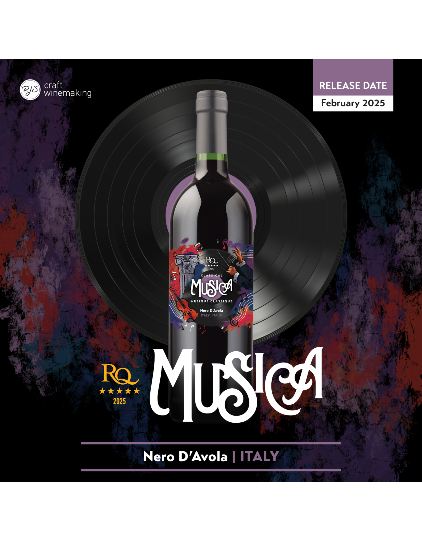 RJS RQ25 - Italy Nero D’avola Wine Kit (February 2025)